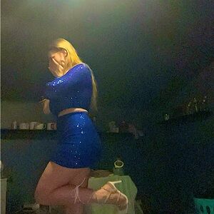 Blue homecoming dress/hoco
